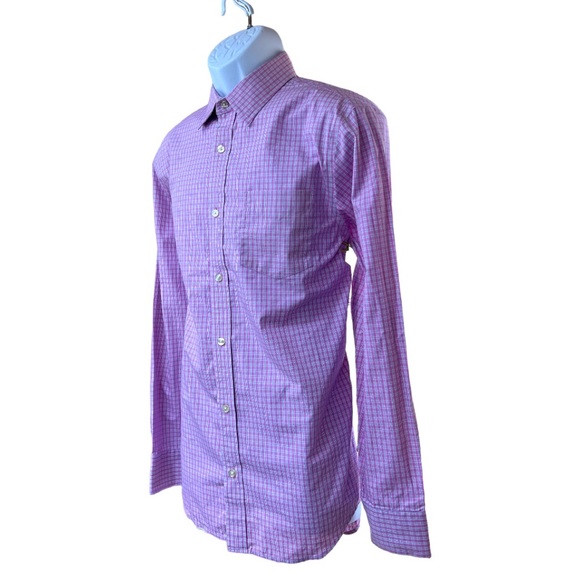 SzL 16-16.5 Banana Republic Slim Fit Non Iron Long Sleeve Button Down - Picture 4 of 6